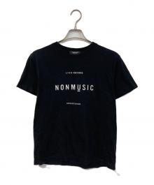 UNDERCOVER（アンダーカバー）の古着「L.I.E.S RECORDS NON MUSIC TEE BLACK」｜ブラック