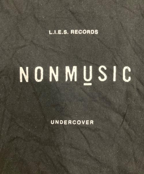 UNDERCOVER（アンダーカバー）UNDERCOVER (アンダーカバー) L.I.E.S RECORDS NON MUSIC TEE BLACK ブラック サイズ:SIZE Mの古着・服飾アイテム