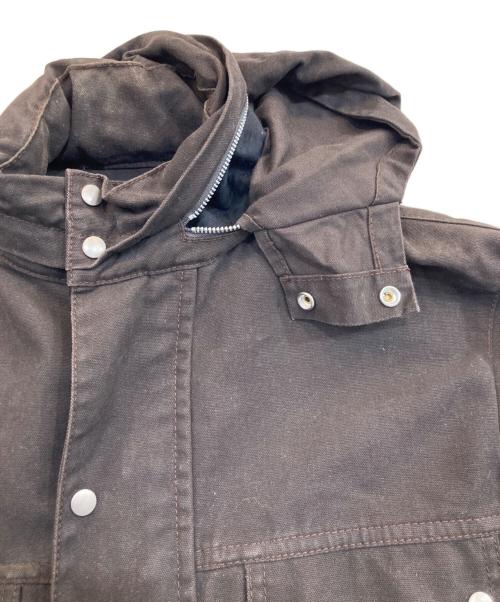 COMME des GARCONS JUNYA WATANABE MAN（コム デ ギャルソン ジュンヤ ワタナベ マン）COMME des GARCONS JUNYA WATANABE MAN (コム デ ギャルソン ジュンヤ ワタナベ マン) ミリタリーコート ブラウン サイズ:Lの古着・服飾アイテム