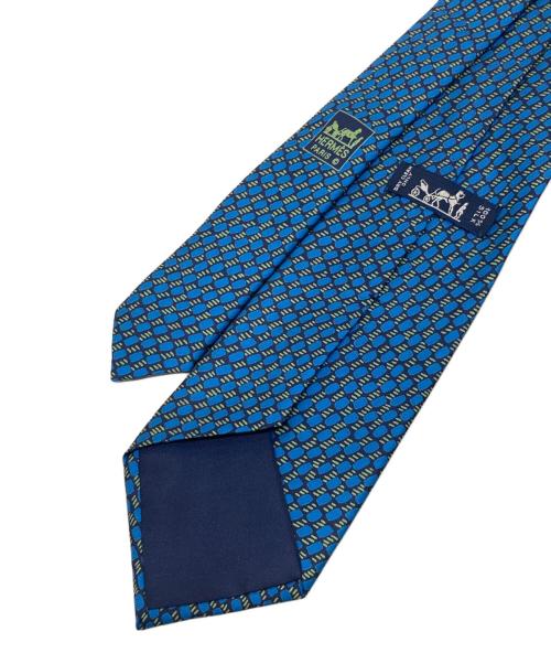 HERMES（エルメス）HERMES (エルメス) シルクネクタイ ネイビー サイズ:-の古着・服飾アイテム