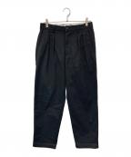 Schottショット）の古着「DOUBLE PLEATED WIDE PANTS」｜ブラック