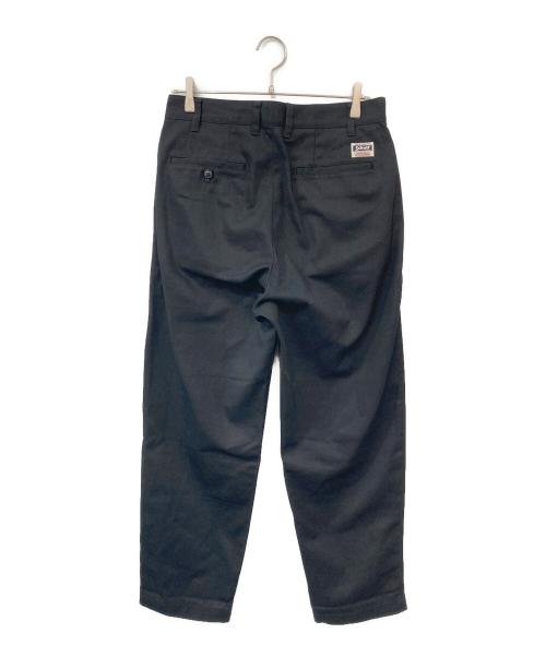 Schott（ショット）shott (ショット) DOUBLE PLEATED WIDE PANTS ブラック サイズ:Mの古着・服飾アイテム
