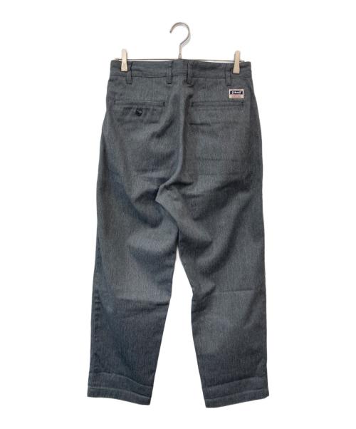 Schott（ショット）shott (ショット) DOUBLE PLEATED WIDE PANTS グレー サイズ:Mの古着・服飾アイテム