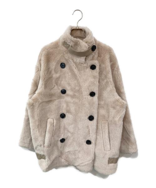 LAULEN（ローレン）LAULEN (ローレン) B3 boa jacket/ボアジャケット アイボリー サイズ:SIZE Mの古着・服飾アイテム