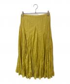 Ron Herman×CP Shadesロンハーマン×シーピーシェイズ）の古着「リネンロングスカート」｜イエロー