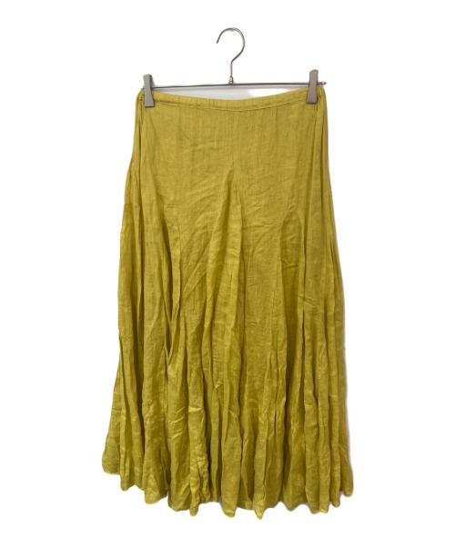 Ron Herman（ロンハーマン）Ron Herman (ロンハーマン) CP Shades (シーピーシェイズ) リネンロングスカート イエロー サイズ:xsの古着・服飾アイテム