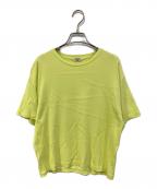 AURALEE×Ron Hermanオーラリー×ロンハーマン）の古着「Luster Plaiting Tee/ラスター プレーティング ティー」｜イエロー