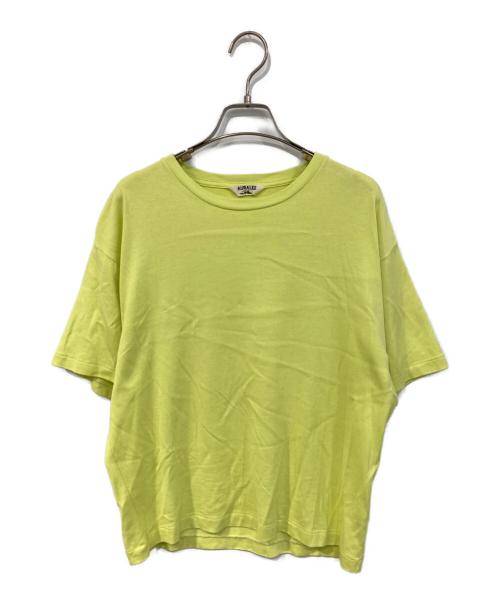 AURALEE（オーラリー）AURALEE (オーラリー) Ron Herman (ロンハーマン) Luster Plaiting Tee/ラスター プレーティング ティー イエロー サイズ:SIZE 1の古着・服飾アイテム