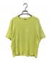 AURALEE（オーラリー）の古着「Luster Plaiting Tee/ラスター プレーティング ティー」｜イエロー