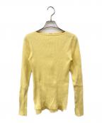 AURALEE×Ron Hermanオーラリー×ロンハーマン）の古着「別注 ギザボートネックリブニット」｜イエロー