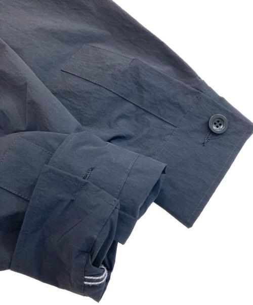 Maison Margiela（メゾンマルジェラ）Maison Margiela (メゾンマルジェラ) ハードナイロンデュアルウェアシャツ ブラック サイズ:46の古着・服飾アイテム