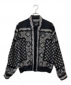 DOLCE & GABBANAドルチェ＆ガッバーナ）の古着「バンダナ柄シャツ」｜ブラック