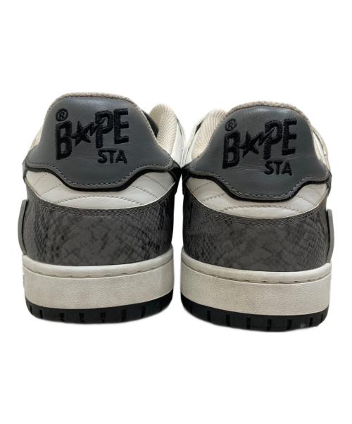 A BATHING APE（ア ベイシング エイプ）A BATHING APE (ア ベイシング エイプ) SK8 STR ＃1 ホワイト サイズ:29cmの古着・服飾アイテム