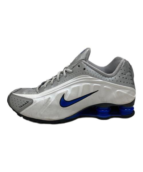 NIKE（ナイキ）NIKE (ナイキ) SHOX R4 WHITE/METALLIC SILVER-RACER BLUE ホワイト サイズ:26.5㎝の古着・服飾アイテム