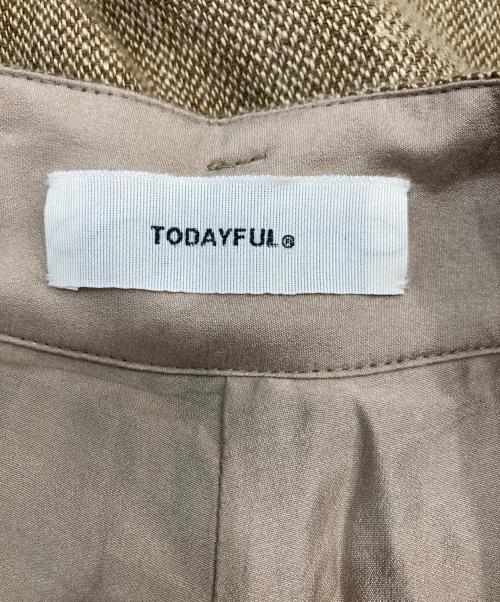 TODAYFUL（トゥデイフル）TODAYFUL (トゥデイフル) Tuck Linen Trousers ベージュ サイズ:36の古着・服飾アイテム