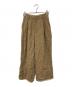 TODAYFUL（トゥデイフル）の古着「Tuck Linen Trousers」｜ベージュ