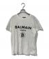 BALMAIN（バルマン）の古着「logo print T-shirt」｜ホワイト