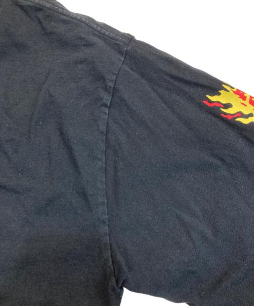 A BATHING APE（ア ベイシング エイプ）A BATHING APE (ア ベイシング エイプ) フレイム ロングスリーブカットソー ブラック サイズ:SIZE XLの古着・服飾アイテム