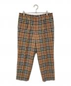 Burberry'sバーバリー）の古着「ノヴァチェックパンツ」｜ブラウン