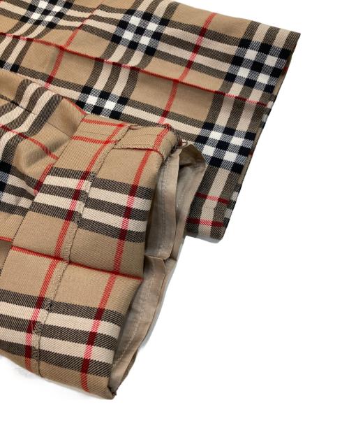 Burberry's（バーバリー）Burberry's (バーバリーズ) ノヴァチェックパンツ ブラウン サイズ:17の古着・服飾アイテム