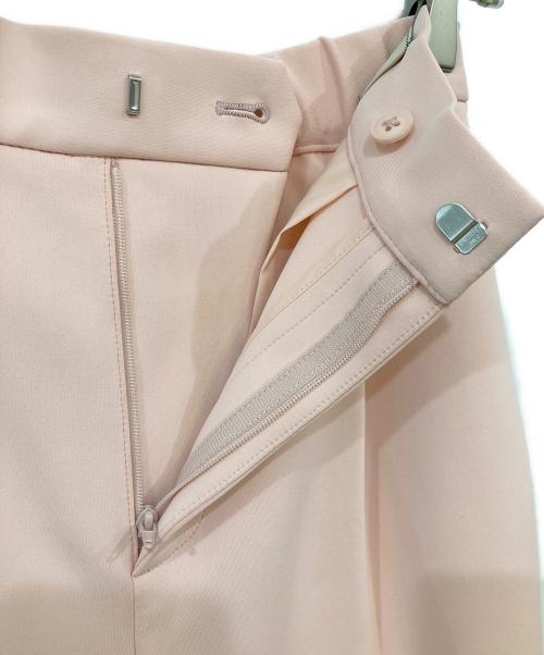 UNITED ARROWS TOKYO（ユナイテッドアローズトウキョウ）UNITED ARROWS TOKYO (ユナイテッドアローズトウキョウ) SPONGY タック ワイドパンツ ピンク サイズ:SIZE 36の古着・服飾アイテム