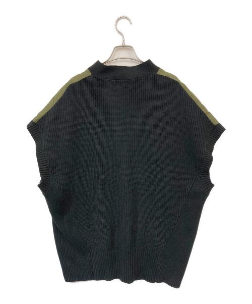 siro de labonte（シロ デ ボランテ）siro de labonte (シロ デ ボランテ) 切替ベスト カーキ サイズ:SIZE M 未使用品の古着・服飾アイテム