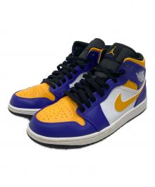 NIKE（ナイキ）の古着「Air Jordan 1 Mid "Lakers"」｜パープル