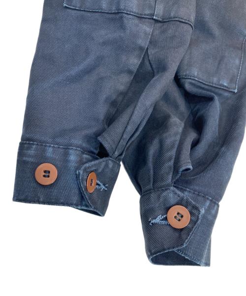 USED（ユーズド）USED (ユーズド) 後染めミリタリーカバーオール ブラック サイズ:SIZE C48の古着・服飾アイテム