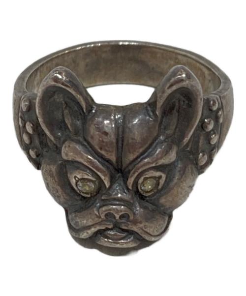 USED（ユーズド）USED (ユーズド) フレンチブルドッグリング シルバー サイズ:22号の古着・服飾アイテム