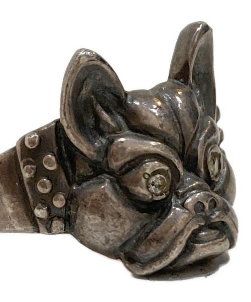 USED（ユーズド）USED (ユーズド) フレンチブルドッグリング シルバー サイズ:22号の古着・服飾アイテム