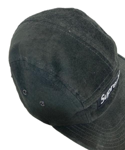 SUPREME（シュプリーム）SUPREME (シュプリーム) Suede Camp Cap/スエードキャンプキャップ ブラックの古着・服飾アイテム