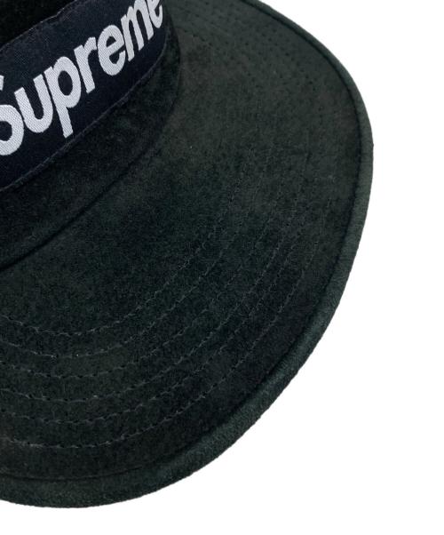 SUPREME（シュプリーム）SUPREME (シュプリーム) Suede Camp Cap/スエードキャンプキャップ ブラックの古着・服飾アイテム