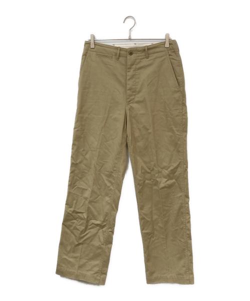 HYKE（ハイク）HYKE (ハイク) COTTON TWILL ARMY CHINOS/コットンツウィルアーミーチノズ ベージュ サイズ:SIZE 4の古着・服飾アイテム