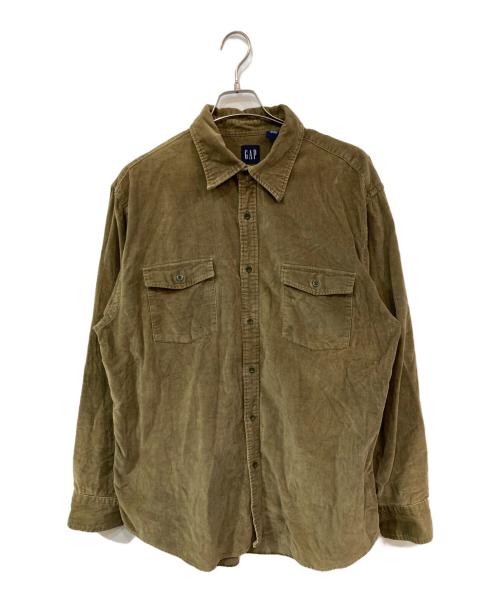 GAP（ギャップ）GAP (ギャップ) コットンフランネルシャツ ベージュ サイズ:SIZE XLの古着・服飾アイテム