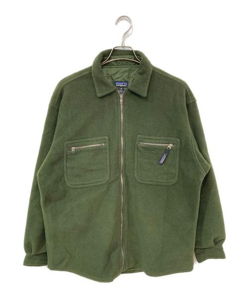 Patagonia（パタゴニア）Patagonia (パタゴニア) 94年シンチラオーバーシャツ グリーン サイズ:Mの古着・服飾アイテム