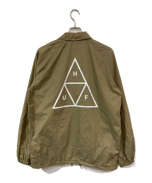 HUF（ハフ）HUF (ハフ) コーチジャケット ベージュ サイズ:SIZE Lの古着・服飾アイテム