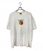 stussyステューシー）の古着「プリントTシャツ」｜ホワイト
