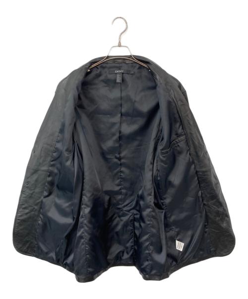 DKNY（ダナキャランニューヨーク）DKNY (ダナキャランニューヨーク) レザージャケット ブラック サイズ:Lの古着・服飾アイテム