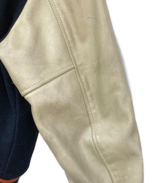 butwin（バトウィン）butwin (バトウィン) 袖レザースタジャン ブラック サイズ:SIZE Lの古着・服飾アイテム