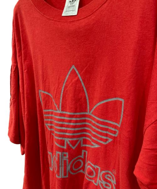 adidas（アディダス）adidas (アディダス) プリントTシャツ レッド サイズ:XLの古着・服飾アイテム
