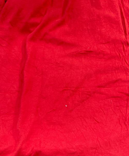 adidas（アディダス）adidas (アディダス) プリントTシャツ レッド サイズ:XLの古着・服飾アイテム
