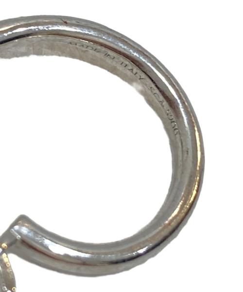 CELINE（セリーヌ）CELINE (セリーヌ) ノットスモールフープピアス シルバーの古着・服飾アイテム