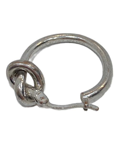 CELINE（セリーヌ）CELINE (セリーヌ) ノットスモールフープピアス シルバーの古着・服飾アイテム