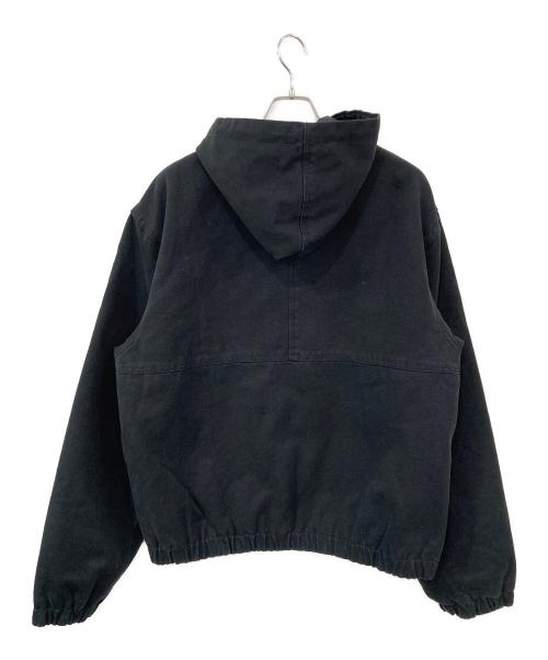 stussy（ステューシー）stussy (ステューシー) CANVAS INSULATED WORK JACKET/キャンバスインシュレイテッドワークジャケット ブラック サイズ:SIZE XLの古着・服飾アイテム