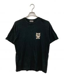 Hysteric Glamour（ヒステリックグラマー）の古着「HOTTER THAN HELL/ホッター・ザン・ヘル　 Tシャツ」｜ブラック