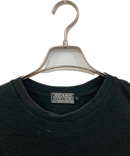 Hysteric Glamour（ヒステリックグラマー）Hysteric Glamour (ヒステリックグラマー) HOTTER THAN HELL/ホッター・ザン・ヘル　 Tシャツ ブラック サイズ:SIZE Lの古着・服飾アイテム
