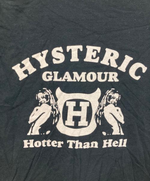 Hysteric Glamour（ヒステリックグラマー）Hysteric Glamour (ヒステリックグラマー) HOTTER THAN HELL/ホッター・ザン・ヘル　 Tシャツ ブラック サイズ:SIZE Lの古着・服飾アイテム