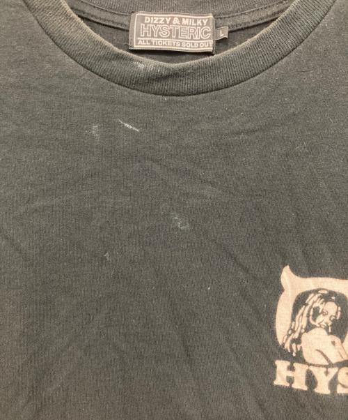 Hysteric Glamour（ヒステリックグラマー）Hysteric Glamour (ヒステリックグラマー) HOTTER THAN HELL/ホッター・ザン・ヘル　 Tシャツ ブラック サイズ:SIZE Lの古着・服飾アイテム