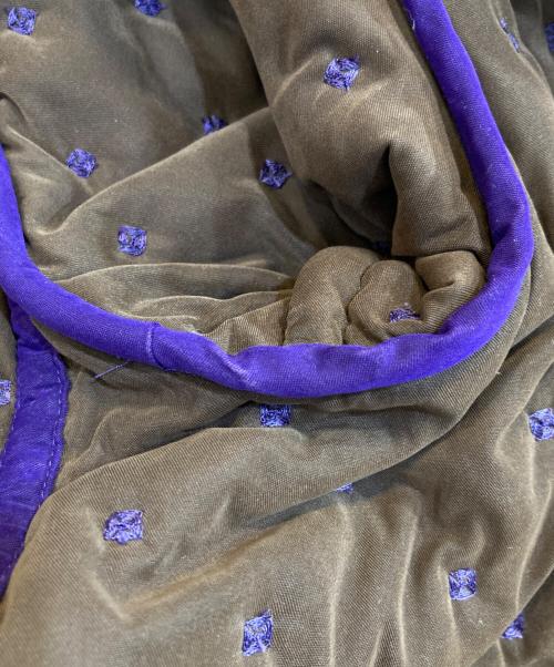 HERMES（エルメス）HERMES (エルメス) パドックコート パープル サイズ:SIZE 42の古着・服飾アイテム