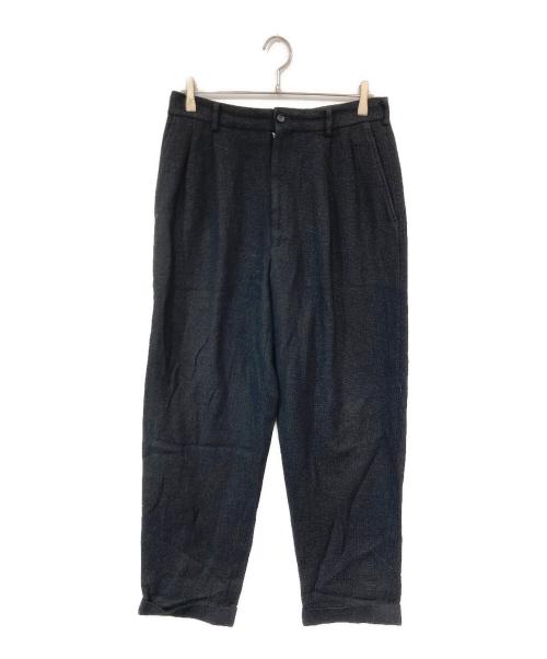 COMME des GARCONS HOMME（コムデギャルソン オム）COMME des GARCONS HOMME (コムデギャルソン オム) ウールリネン スラックス ブラック サイズ:SIZE Lの古着・服飾アイテム